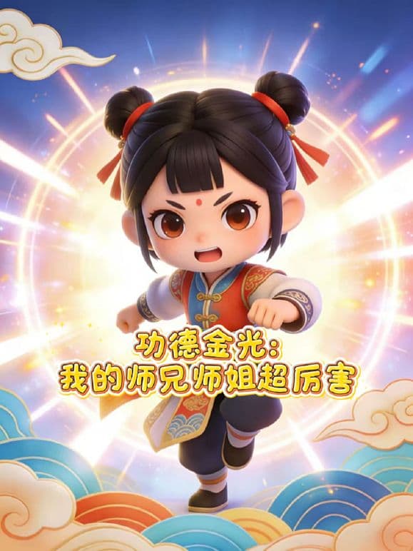 功德金光，我的师兄师姐超厉害 动态漫画海报