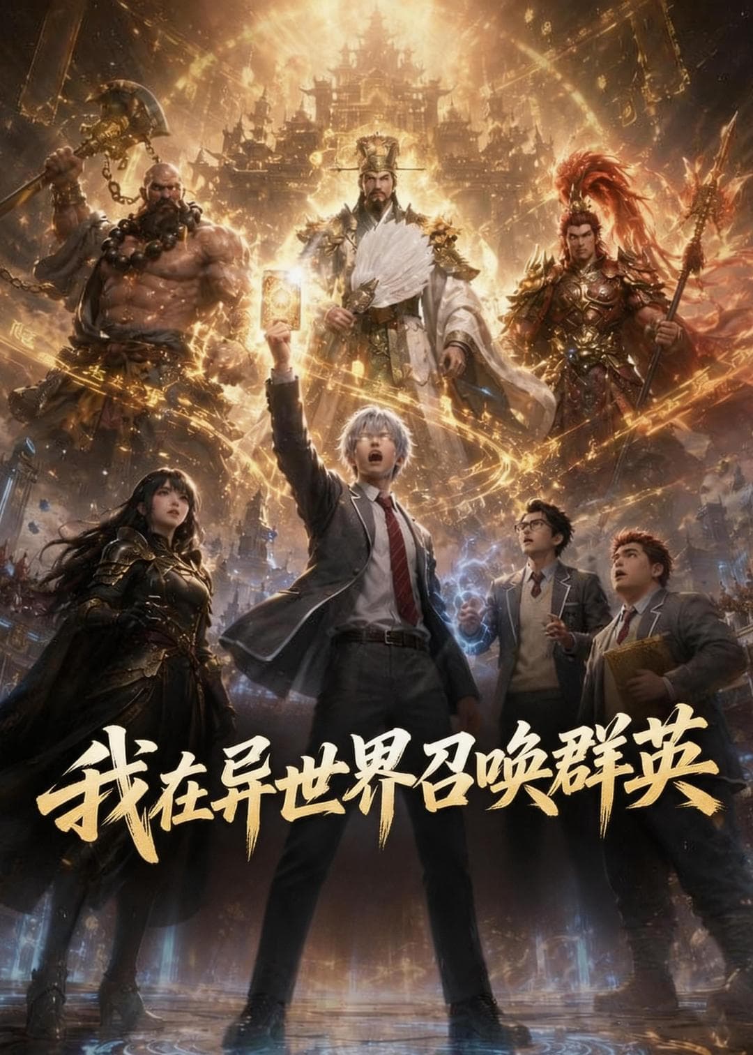 我在异世界召唤群英海报