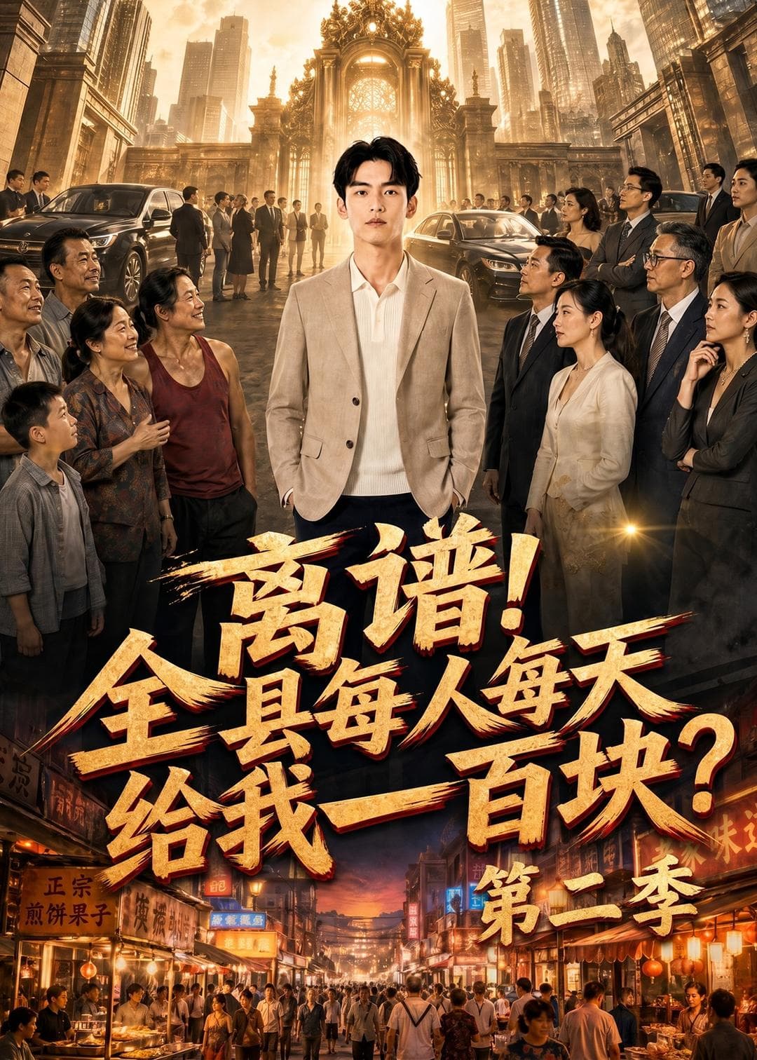 离谱！全县每人每天给我一百块？第二季海报