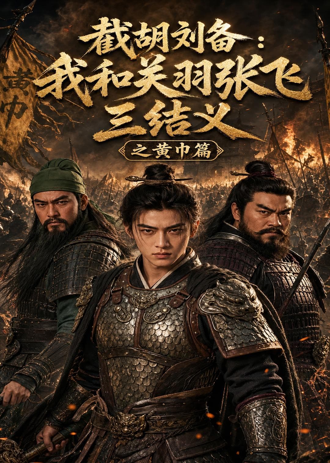 截胡刘备：我和关羽张飞三结义之黄巾篇海报