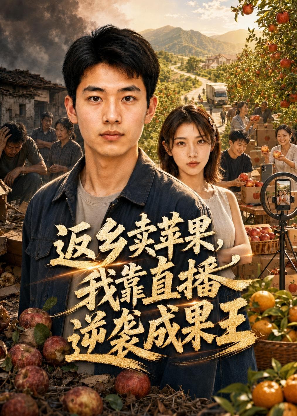 返乡卖苹果，我靠直播逆袭成果王海报