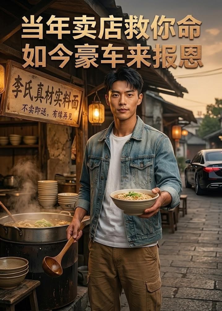 当年卖店救你命，如今豪车来报恩海报