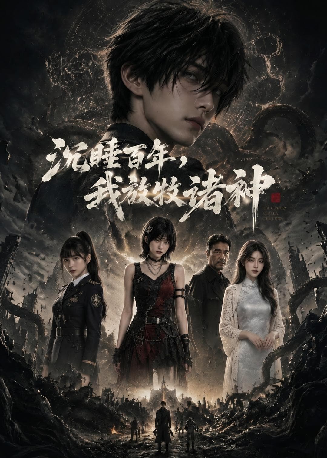 沉睡百年，我放牧诸神海报