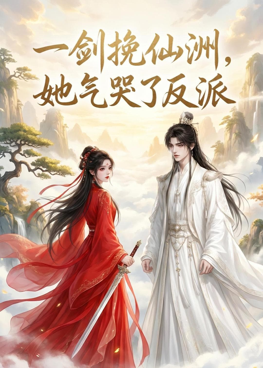 一剑挽仙洲，她气哭了反派海报