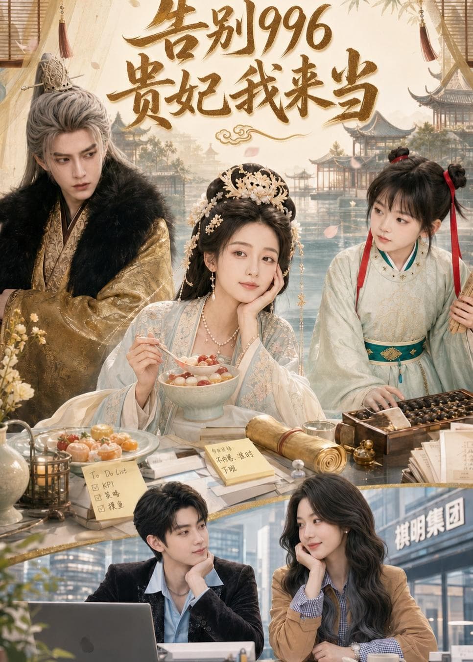 告别996，贵妃我来当海报
