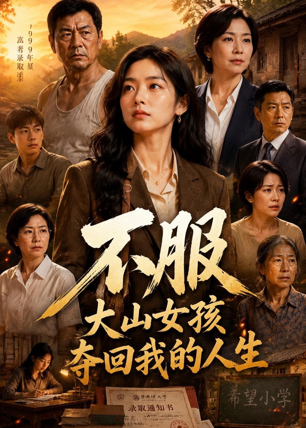 不服：大山女孩夺回我的人生海报