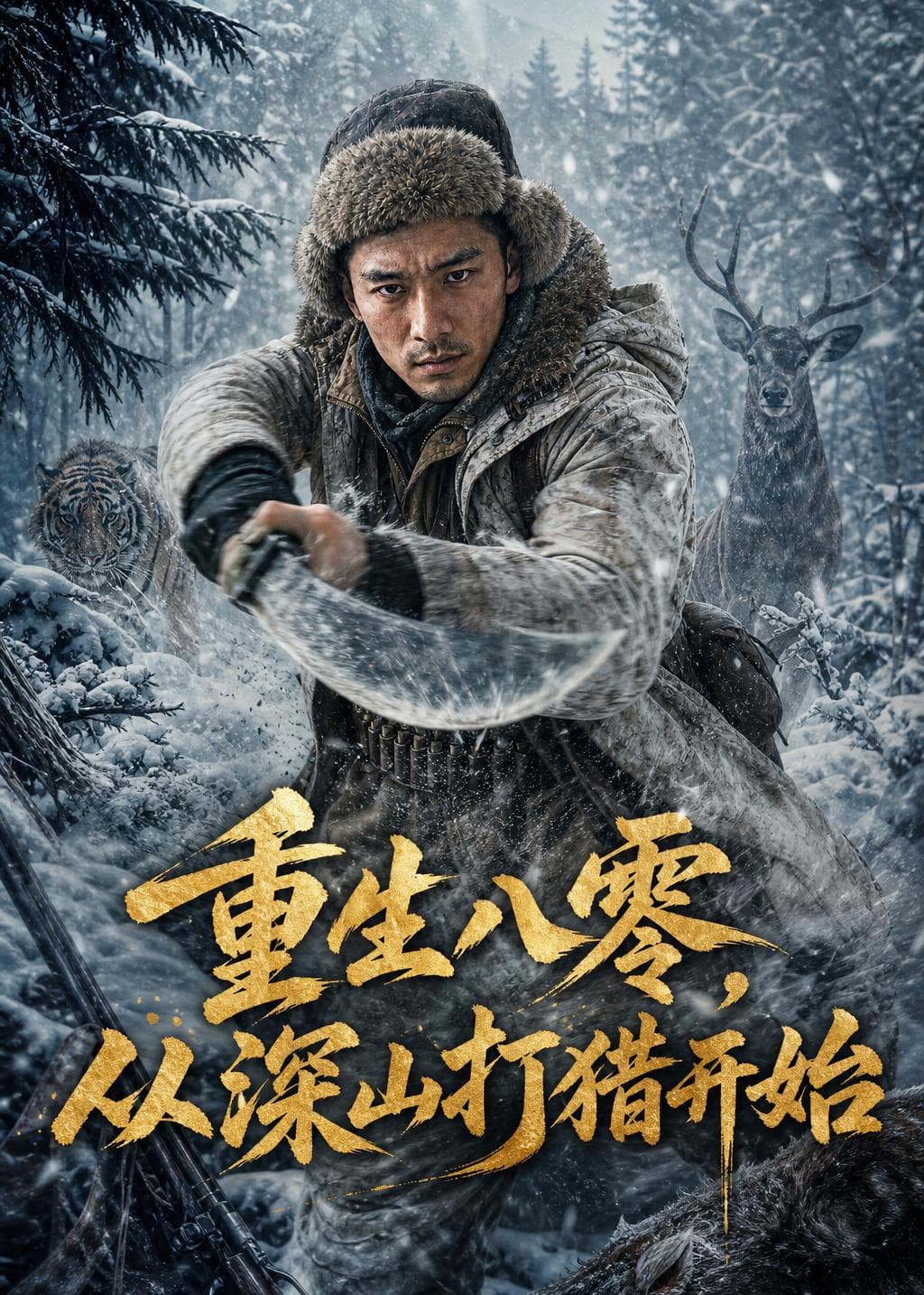 重生八零，从深山打猎开始海报
