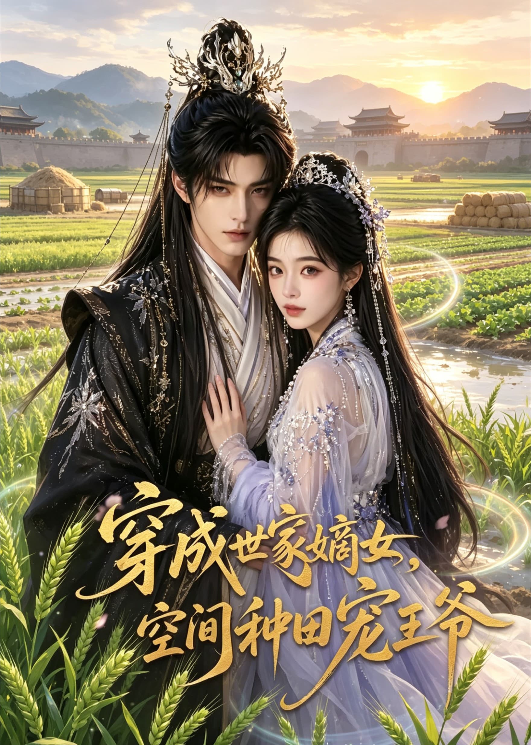 穿成世家嫡女，空间种田宠王爷海报