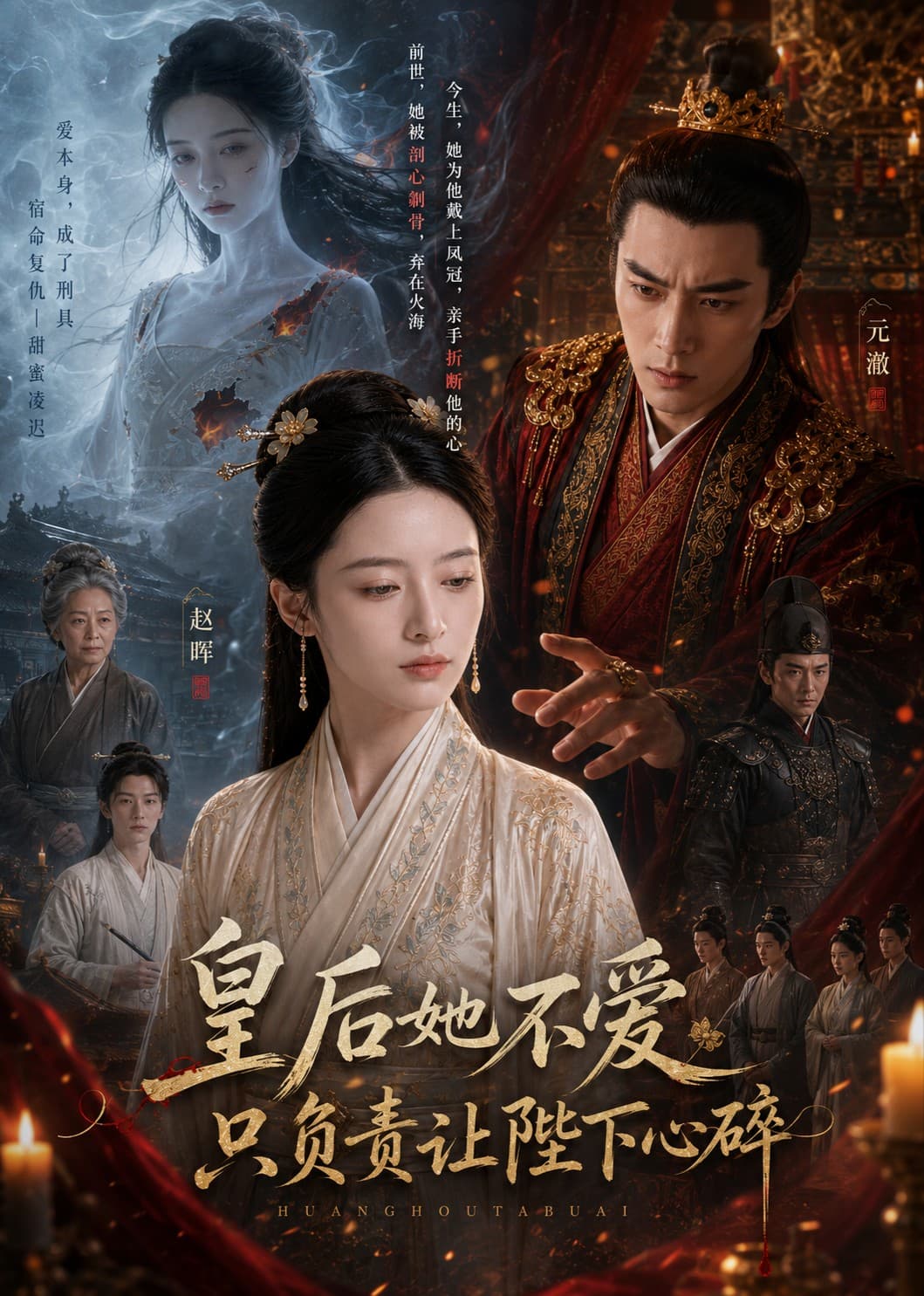皇后她不爱，只负责让陛下心碎海报