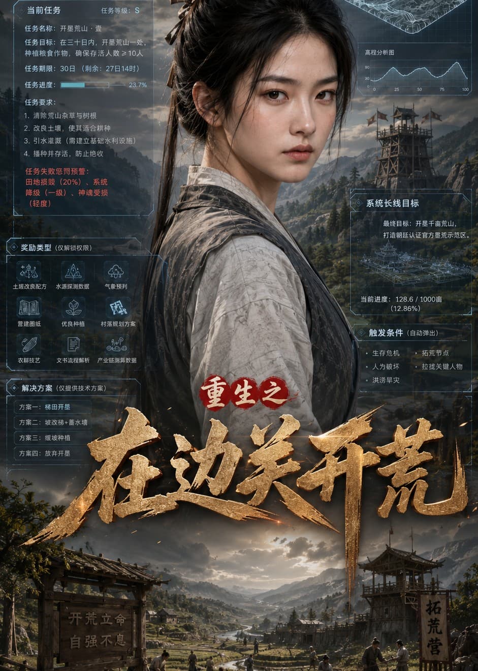 重生之在边关开荒海报