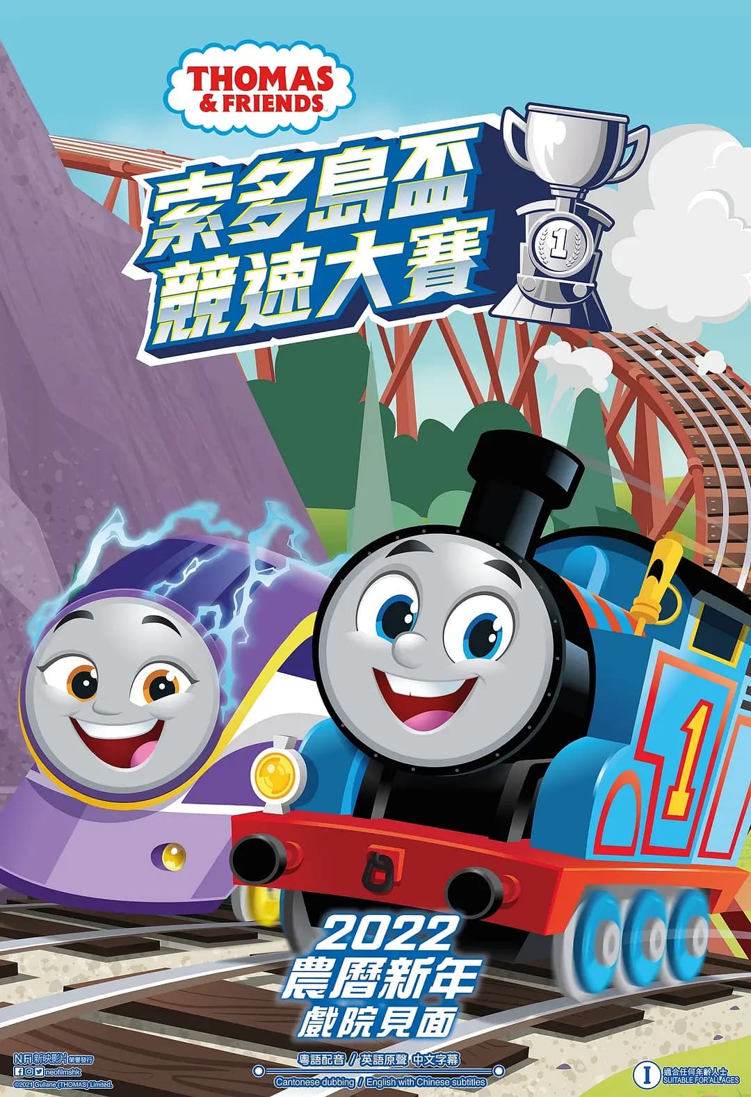 Thomas &amp; Friends 索多岛杯竞速大赛海报
