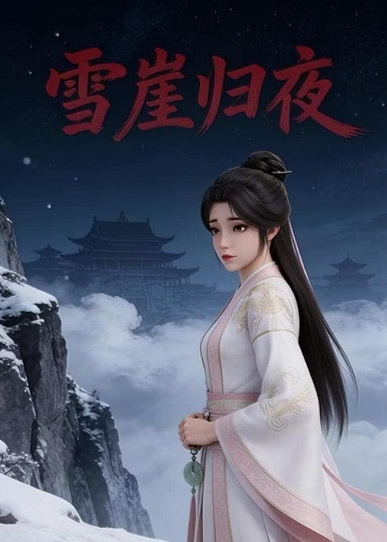 雪崖归夜海报