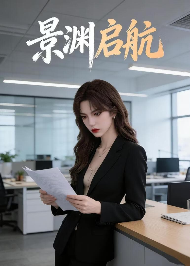 景渊启航海报