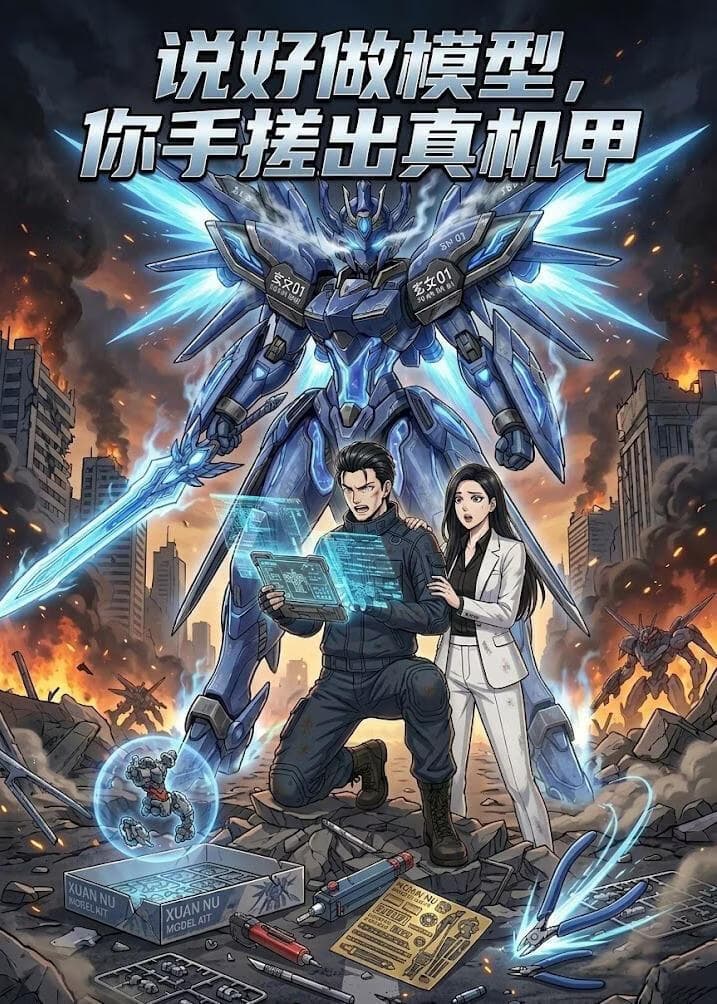 说好做模型，你手搓出真机甲海报