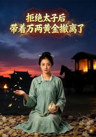拒绝太子后，带着万两黄金撤离了海报