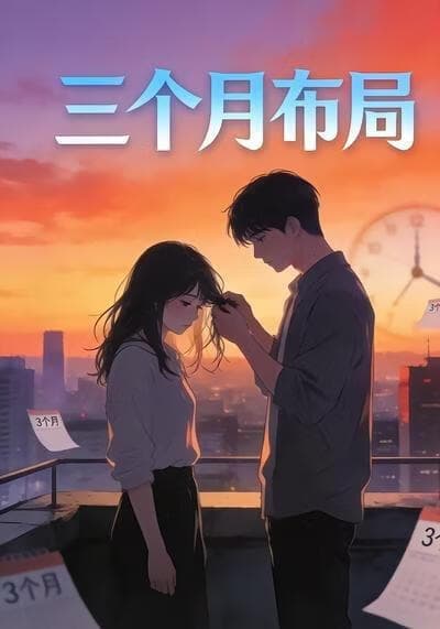 三个月布局海报