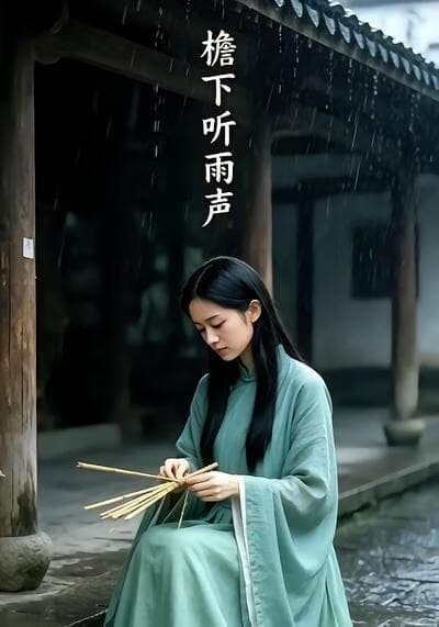 檐下听雨声海报