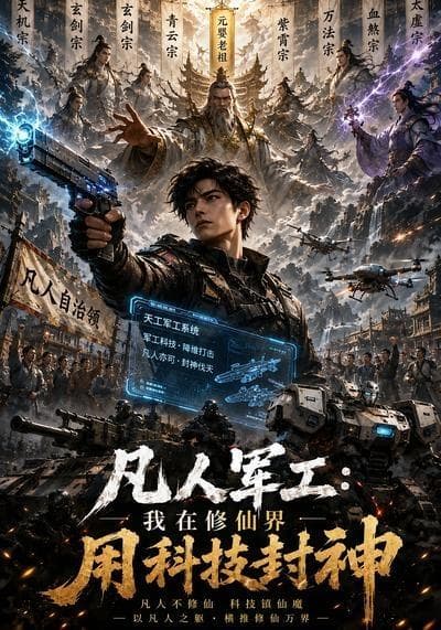 凡人军工：我在修仙界用科技封神海报