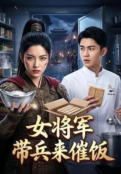 女将军带兵来催饭海报