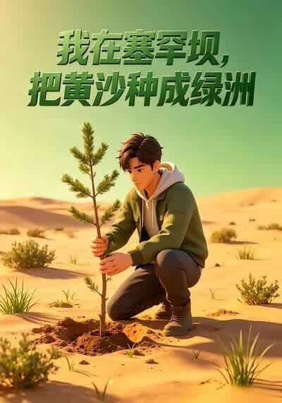 我在塞罕坝，把黄沙种成绿洲海报