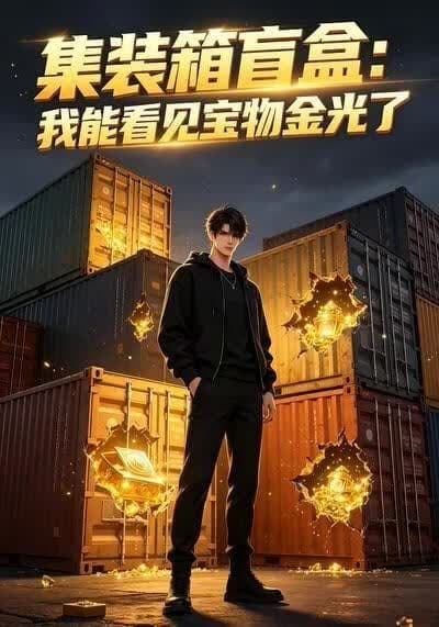 集装箱盲盒：我能看见宝物金光了海报