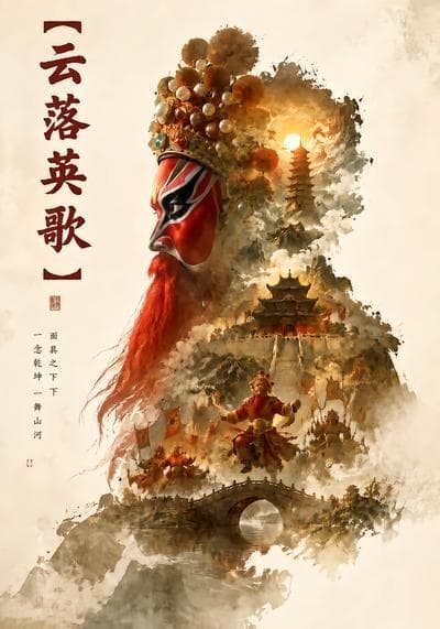 云落英歌海报