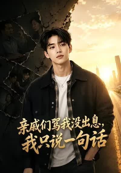 亲戚们骂我没出息，我只说一句话海报