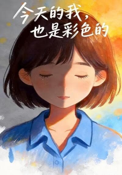 今天的我，也是彩色的海报