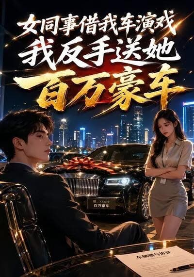 女同事借我车演戏，我反手送她百万豪车海报