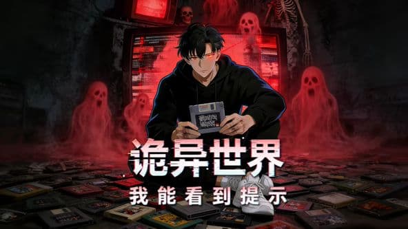 诡异世界:我能看到提示动态漫画海报