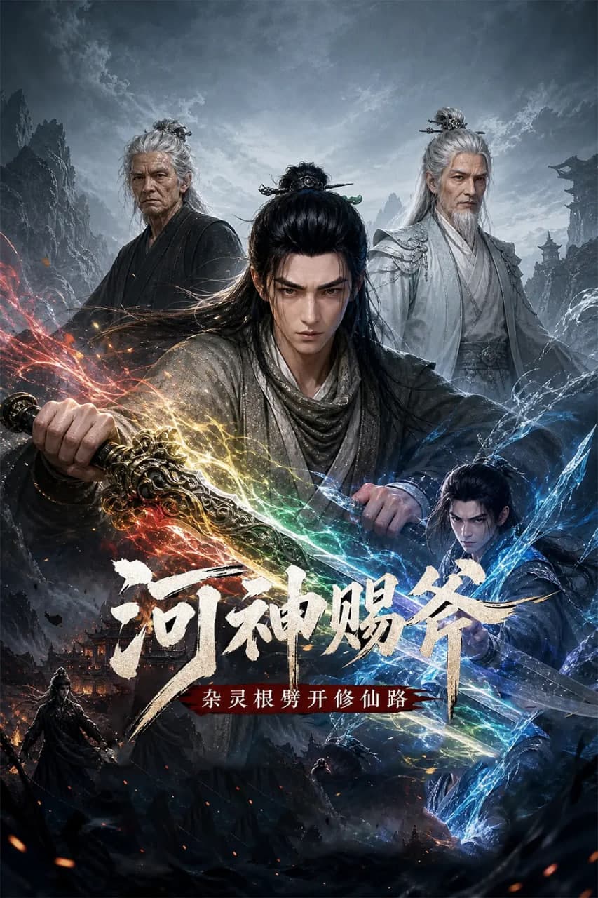 河神赐斧,杂灵根劈开修仙路海报
