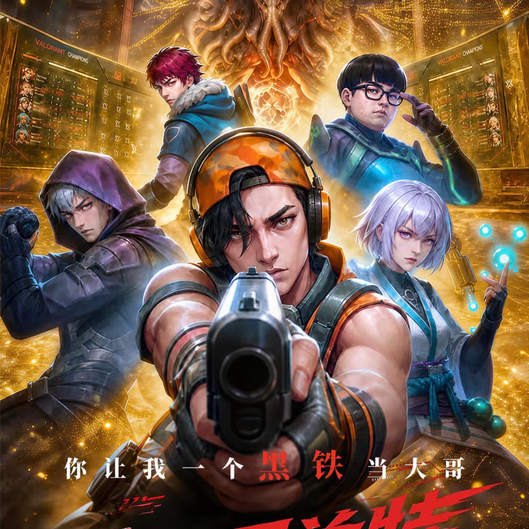 瓦罗兰特世界赛,你让我一个黑铁当大哥海报